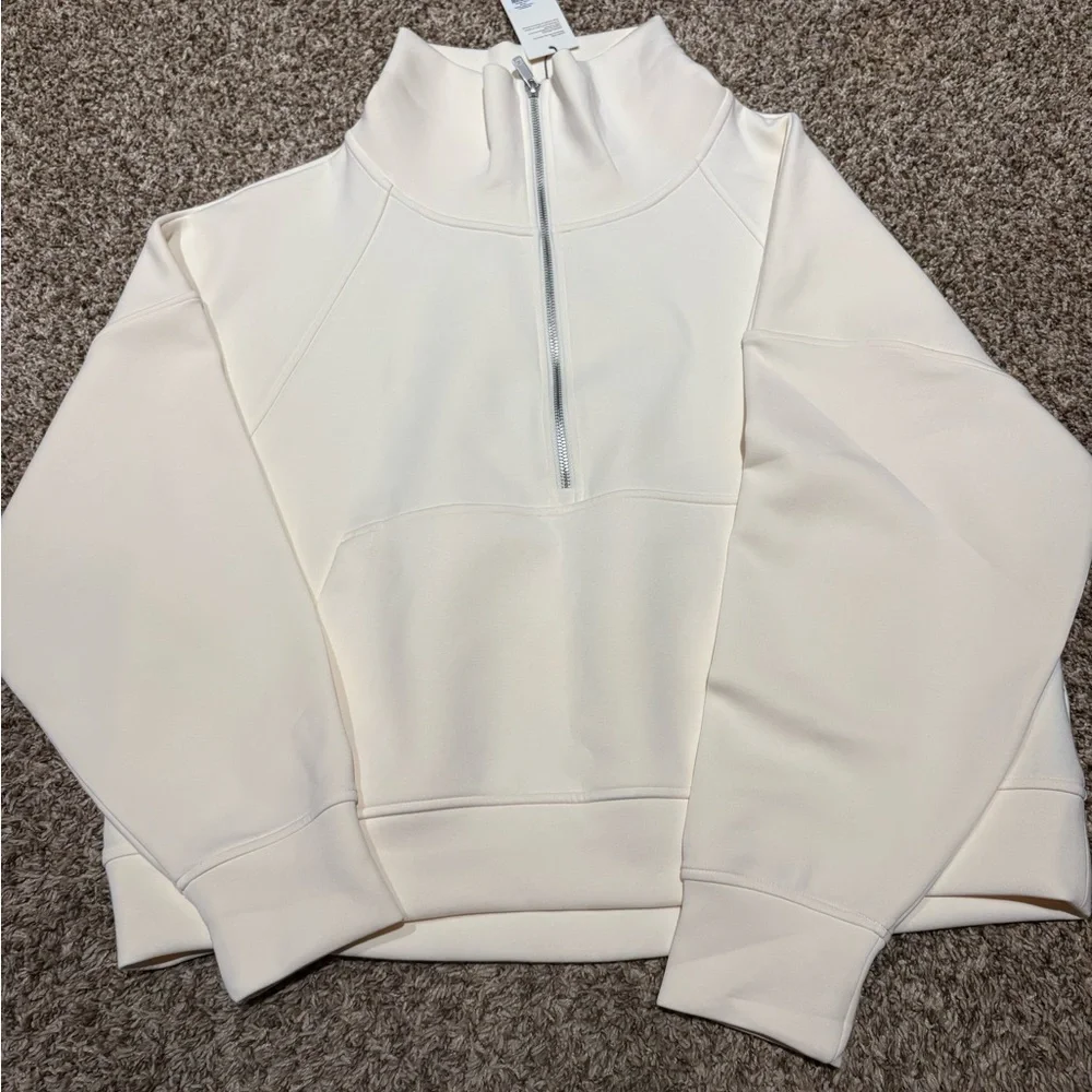 CALIA by Carrie Underwood Soft Cream Zip Soft Scuba NWT - Picture 1 of 2